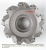 Фрезерная головка под сменные ТС пластины квадратные д/ СКФ-SMA-1000-1000L, D.100мм art.F00027 вид сверху